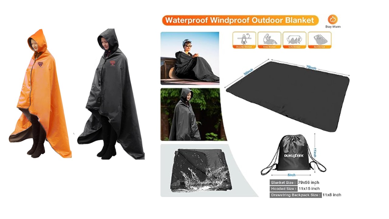 Hooded Outdoor Blanket