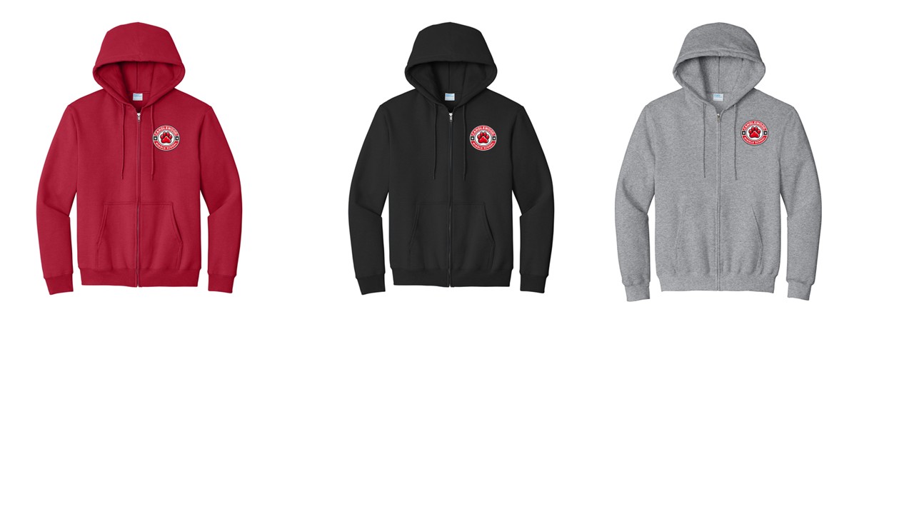 Full Zip Hooded Sweatshirt