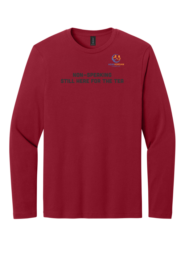 Here For The Tea Softstyle Long Sleeve T-Shirt 64400
