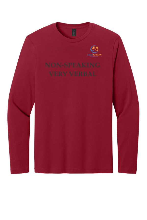 Very Verbal Softstyle Long Sleeve T-Shirt 64400