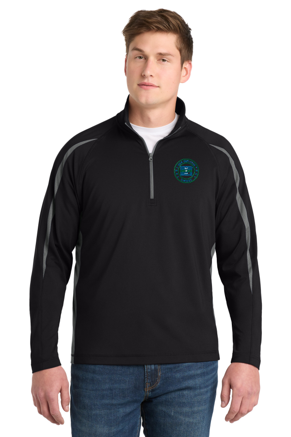 ER Logo Stretch 1/4-Zip Pullover. ST851