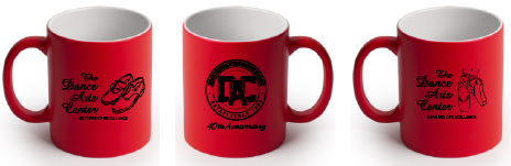 11 oz Red Ceramic Mug