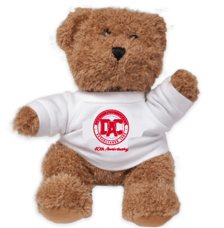 Plush Teddy Bear with 40th Anniversary Shirt