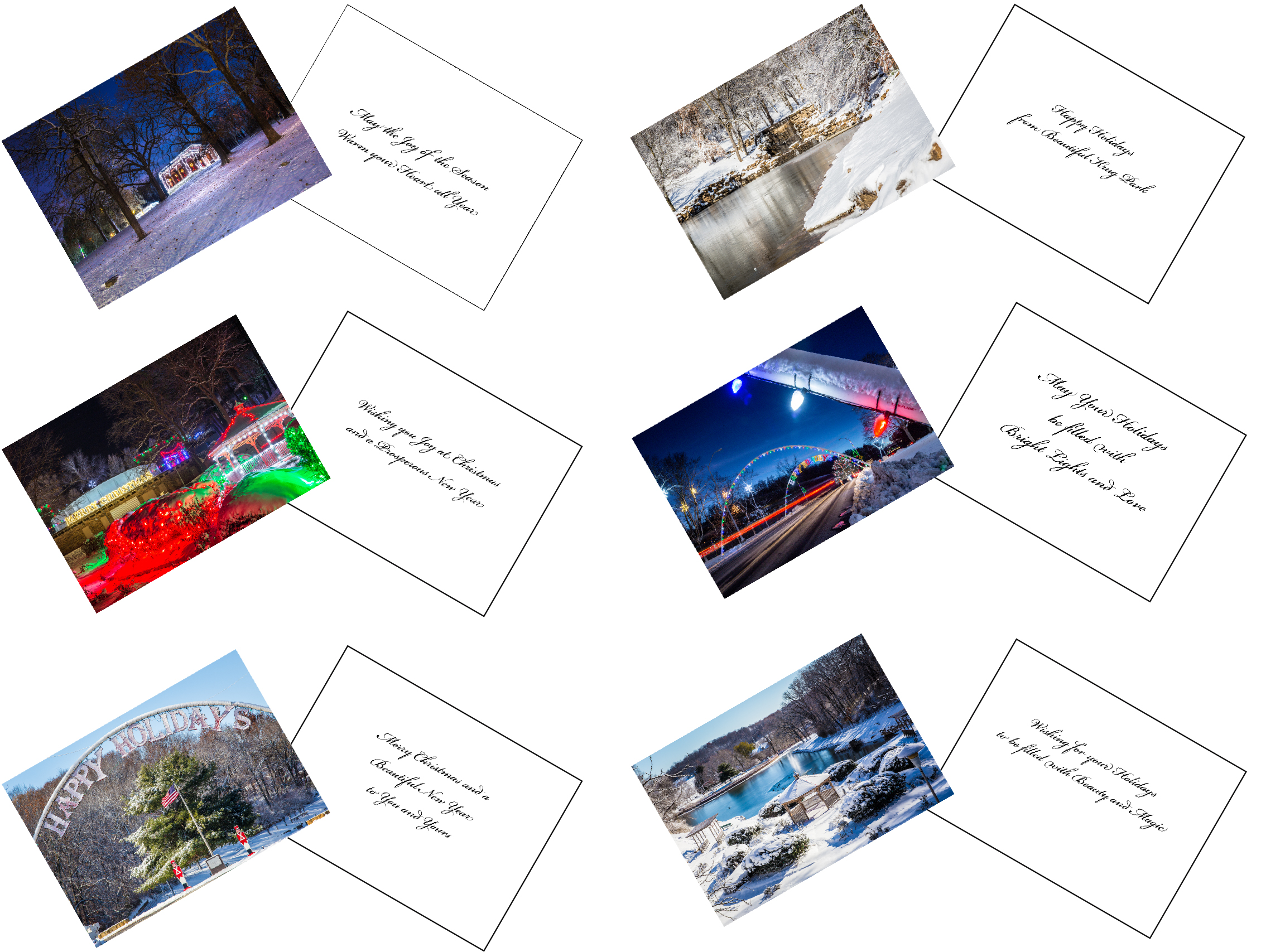 HOLIDAY PARK CHRISTMAS CARDS