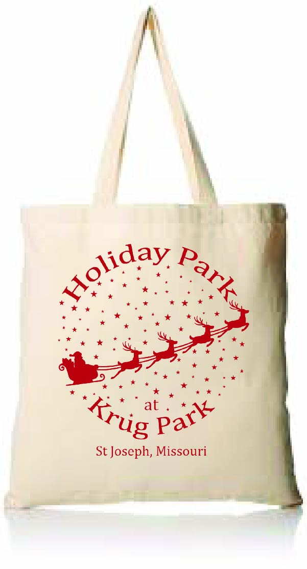 Holiday Park Tote Bag - Red