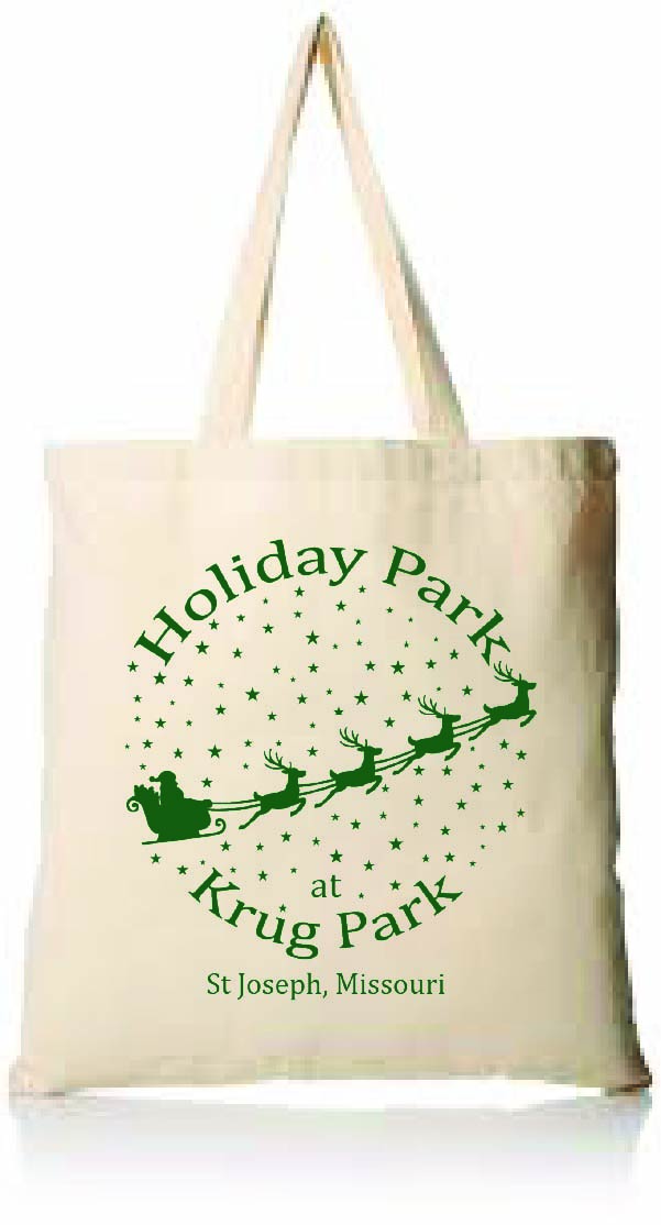Holiday Park Tote Bag - Green