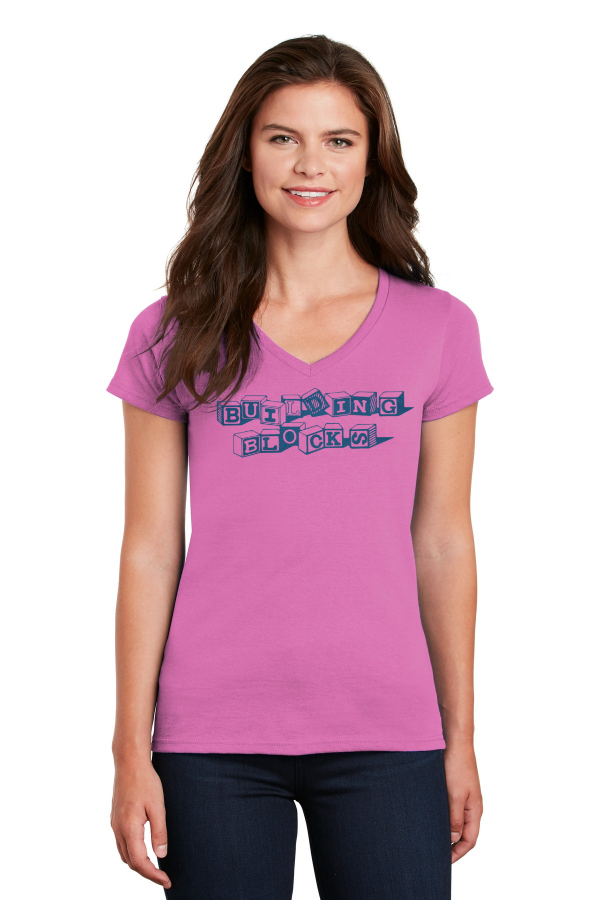 100% Cotton V-Neck T-Shirt