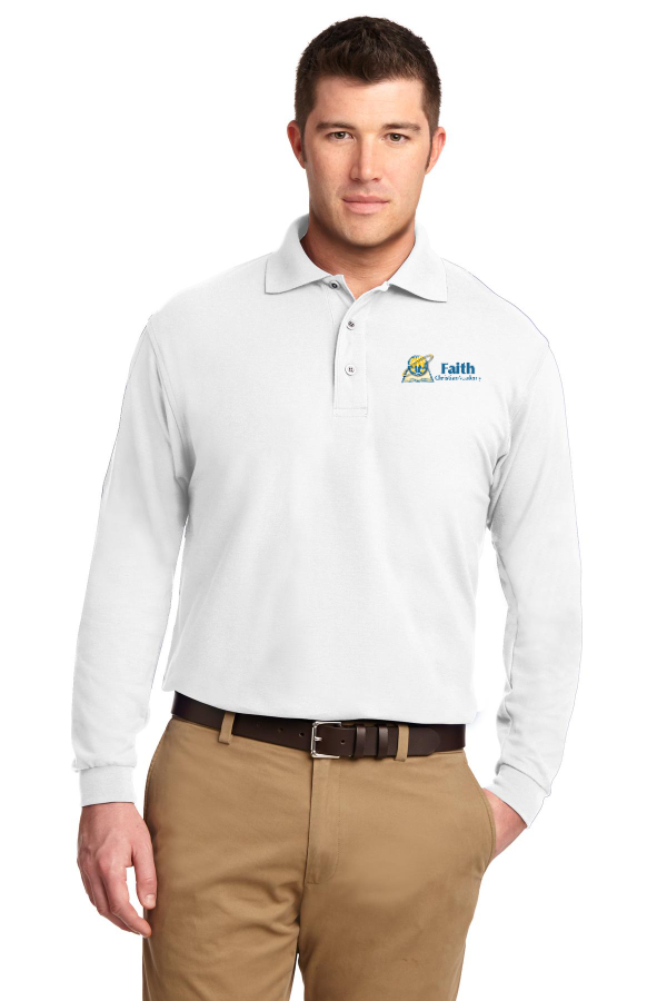 ZK Adult Silk Touch Long Sleeve Polo