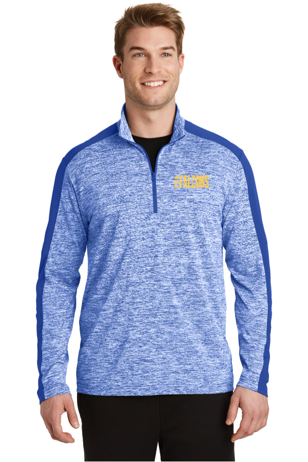 ADULT Electric Heather 1/4-Zip Pullover