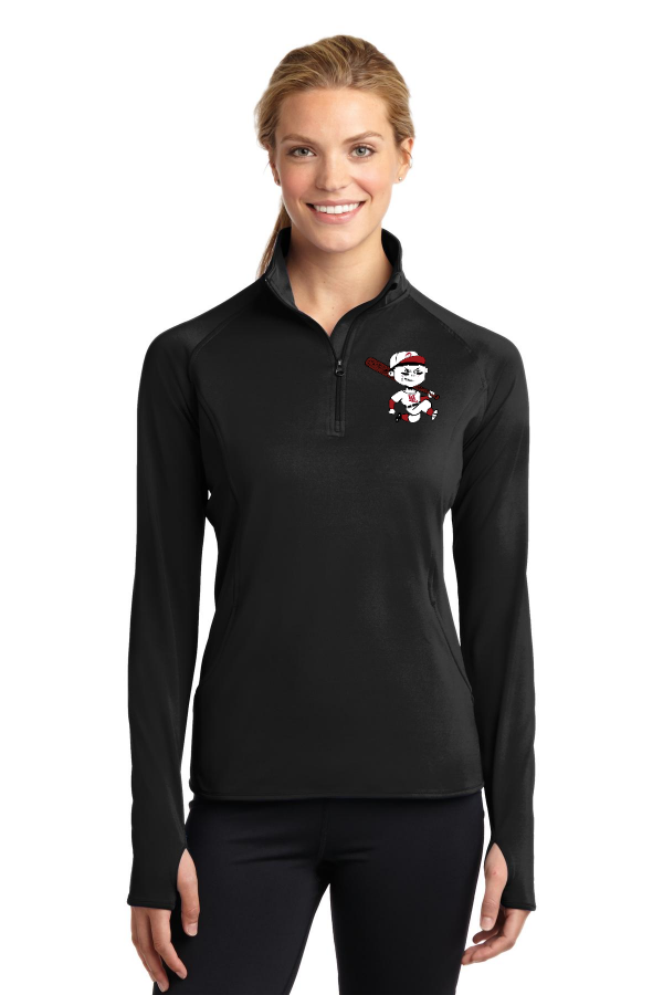Womens Sport-Wick Stretch 1/4-Zip Pullover
