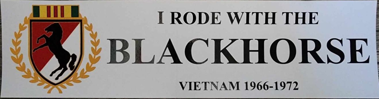 Blackhorse Bumper Sticker