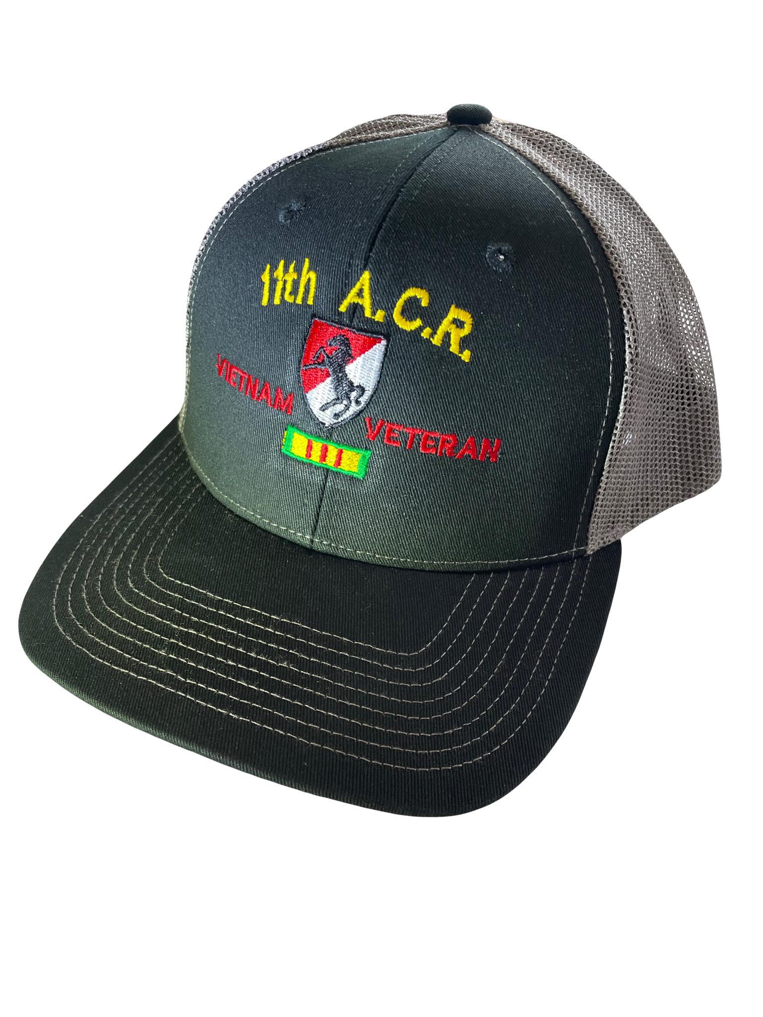 Trucker Cap Black and Charcoal