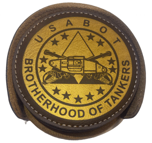 Leatherette Coaster Set