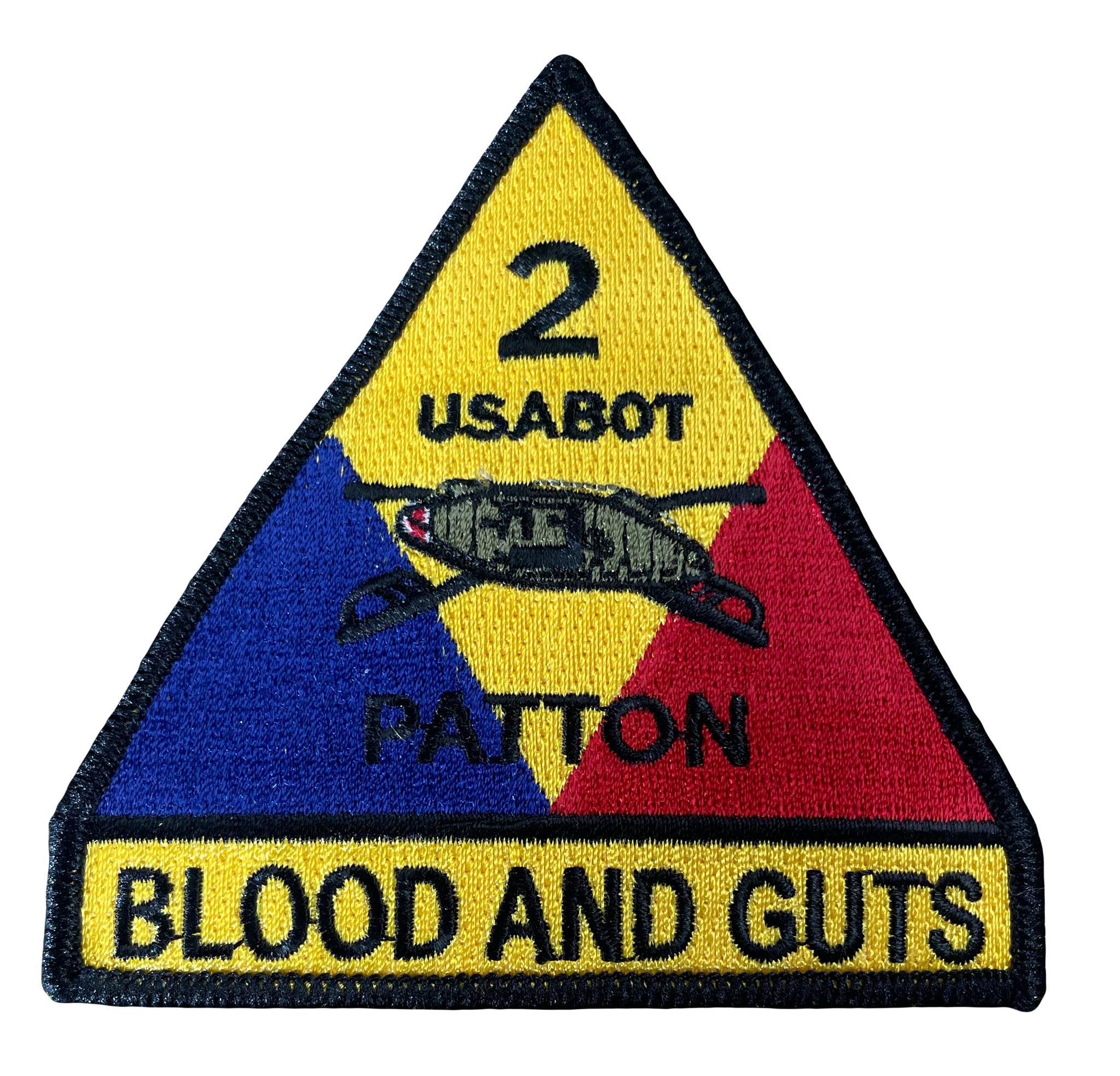 USABOT 2ND BATTALION PATTON PATCH