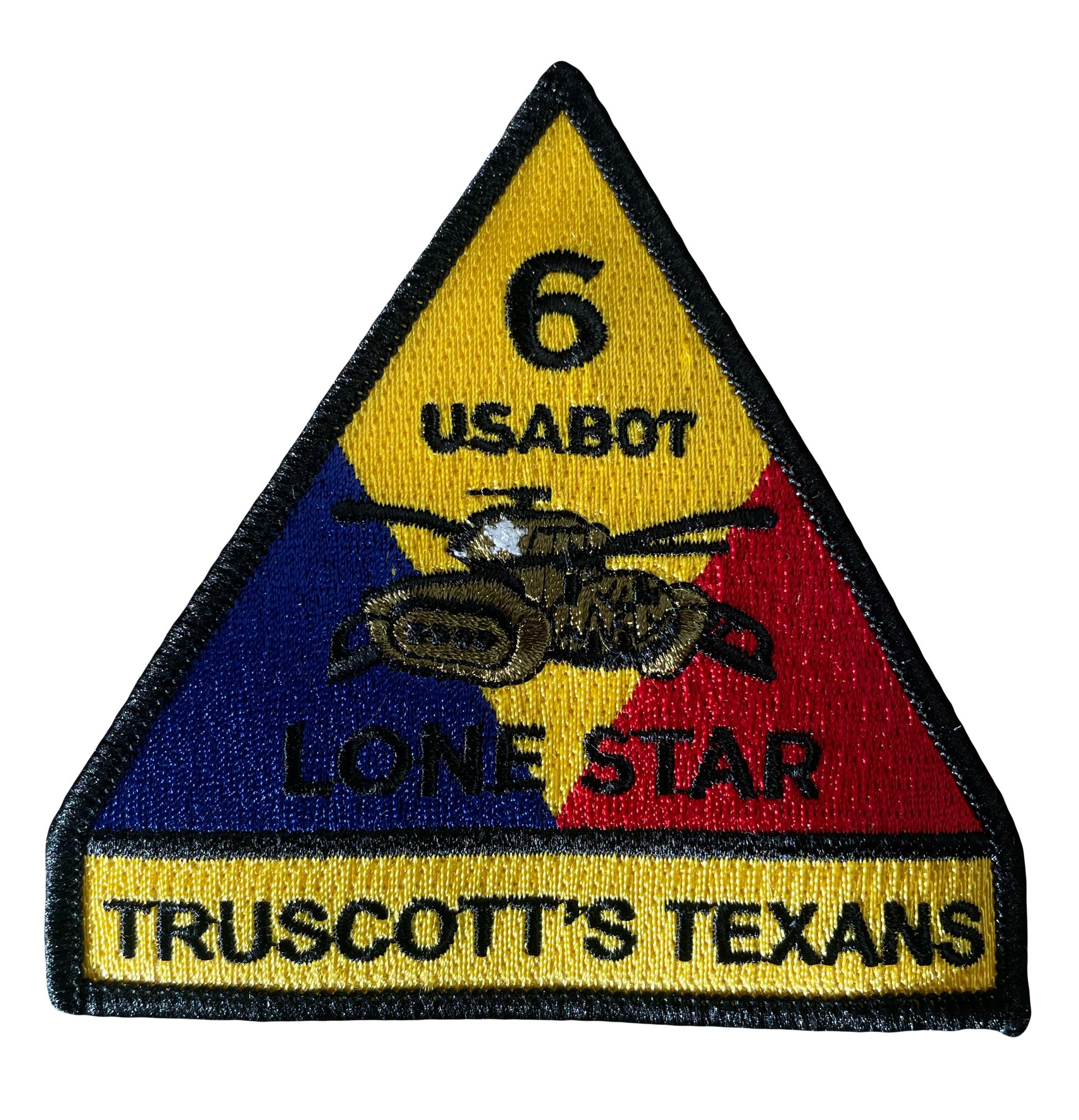 USABOT 6TH BATTALION LONE STAR PATCH