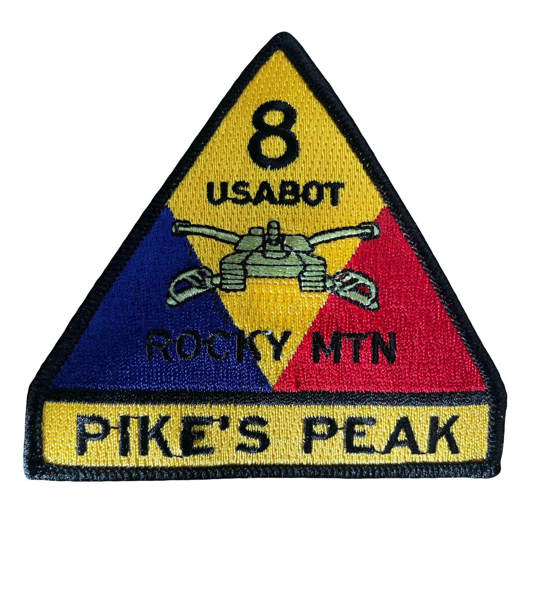 USABOT 8TH BATTALION ROCKY MOUNTAIN PATCH