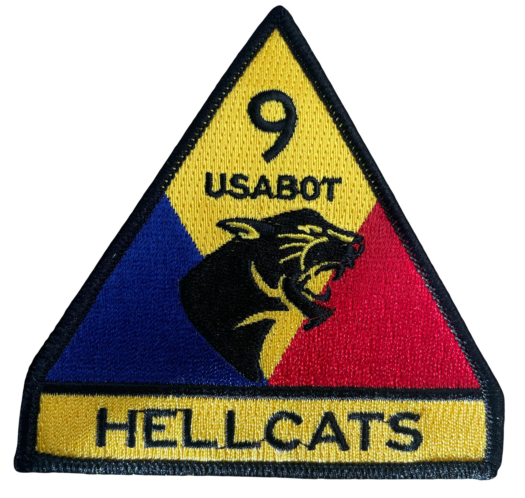 USABOT 9TH BATTALION HELLCATS PATCH