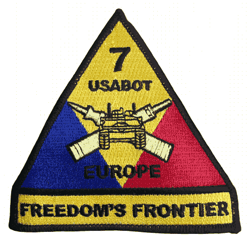 USABOT 7TH BATTALION EUROPE PATCH