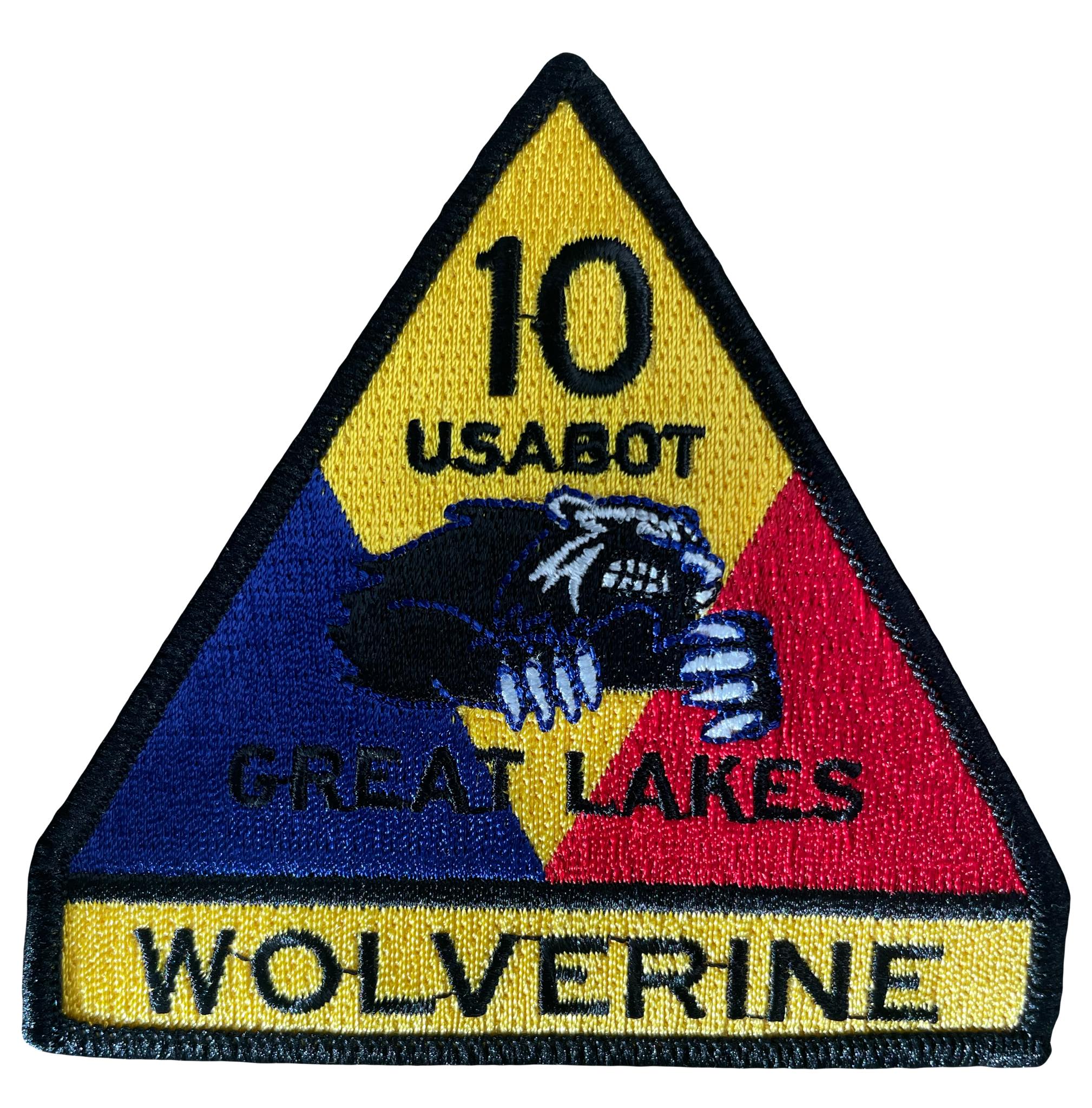 USABOT 10TH BATTALION GREAT LAKES PATCH