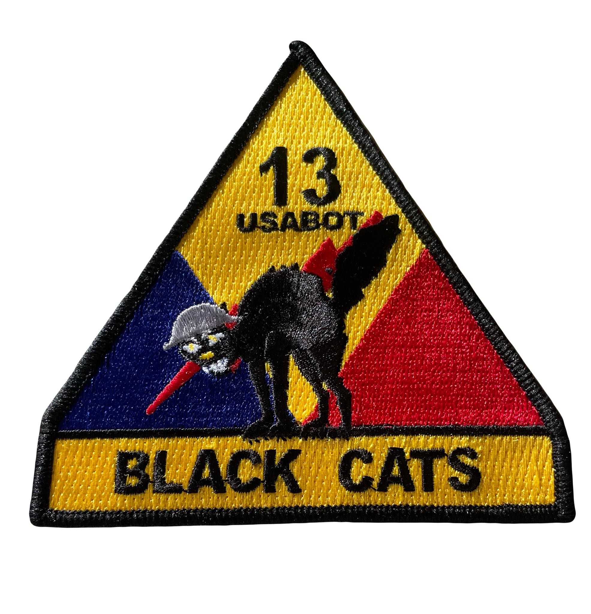 USABOT 13TH BATTALION BLACK CATS PATCH
