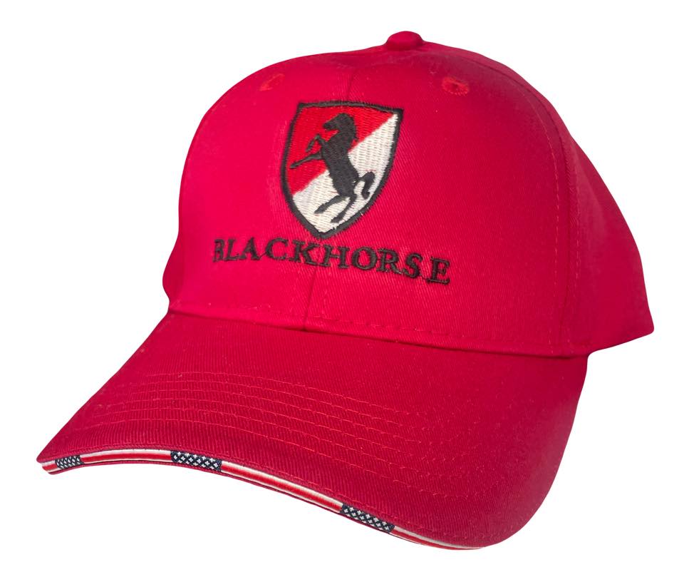 Americana Flag Sandwich Bill Cap Red