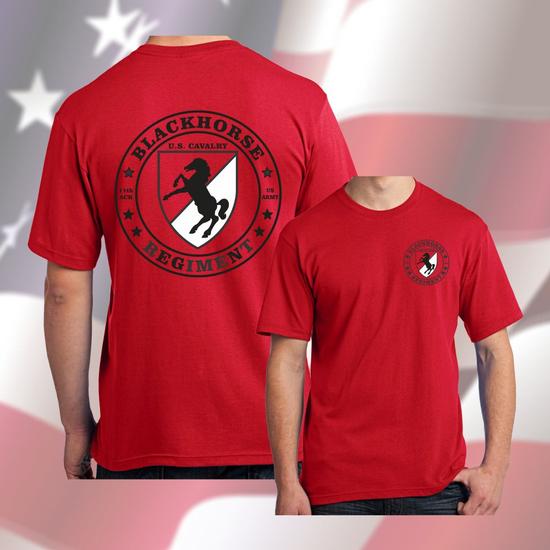 USA Made Cotton Tee - RED