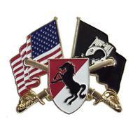 Blackhorse Flag Pin