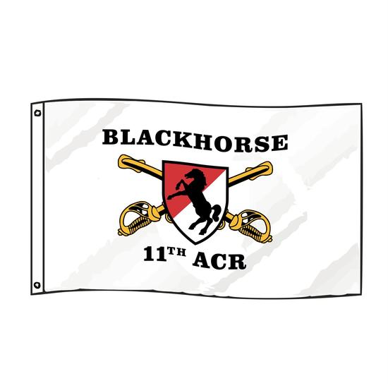 11th Cavalry Blackhorse Flag