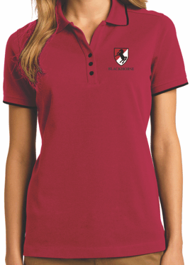 Port Authority Red Rapid Dry Polo