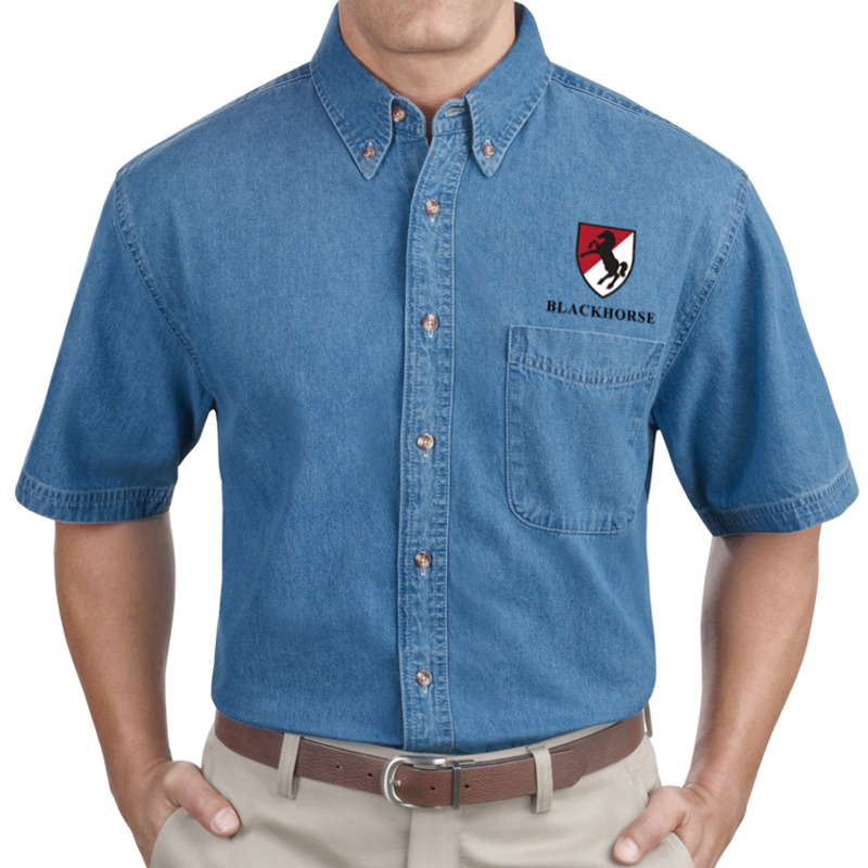 Denim Short Sleeve Shirt