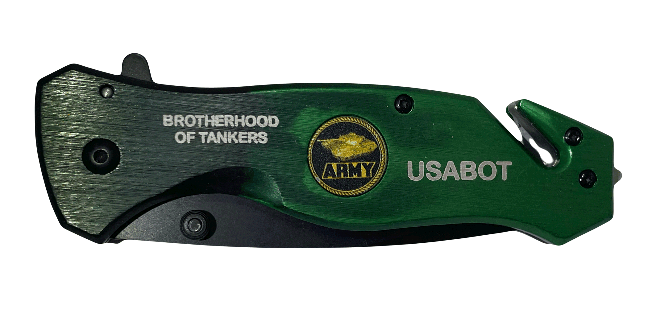 4.5" ARMY TWO-TONED RESCUE LINER LOCK