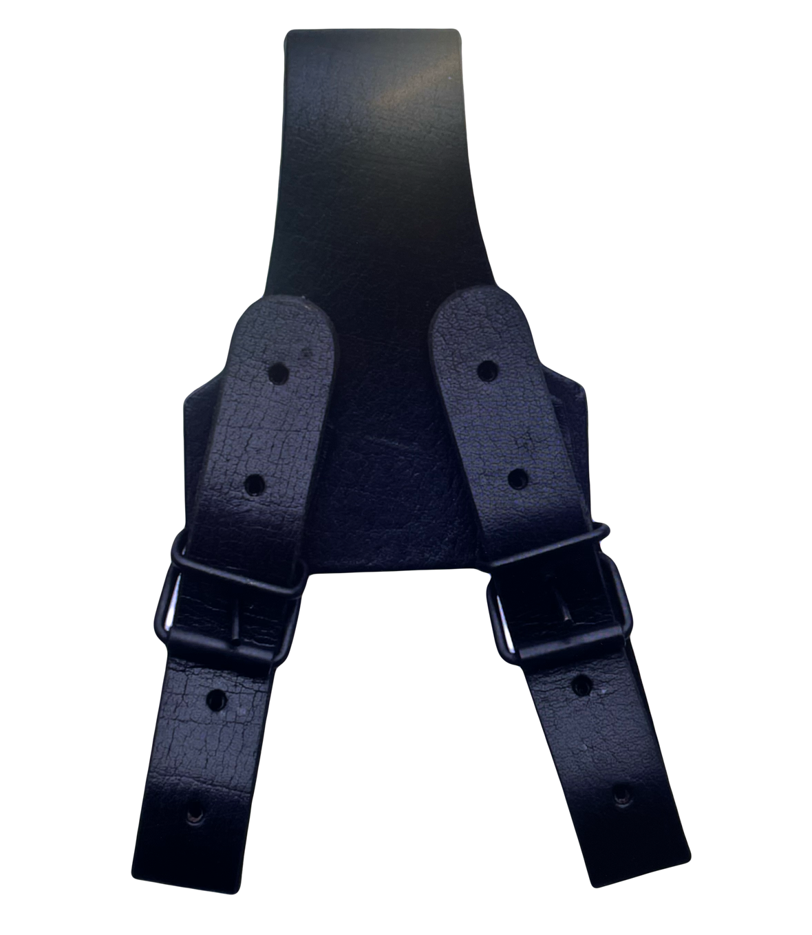 5" BLACK LEATHER FROG