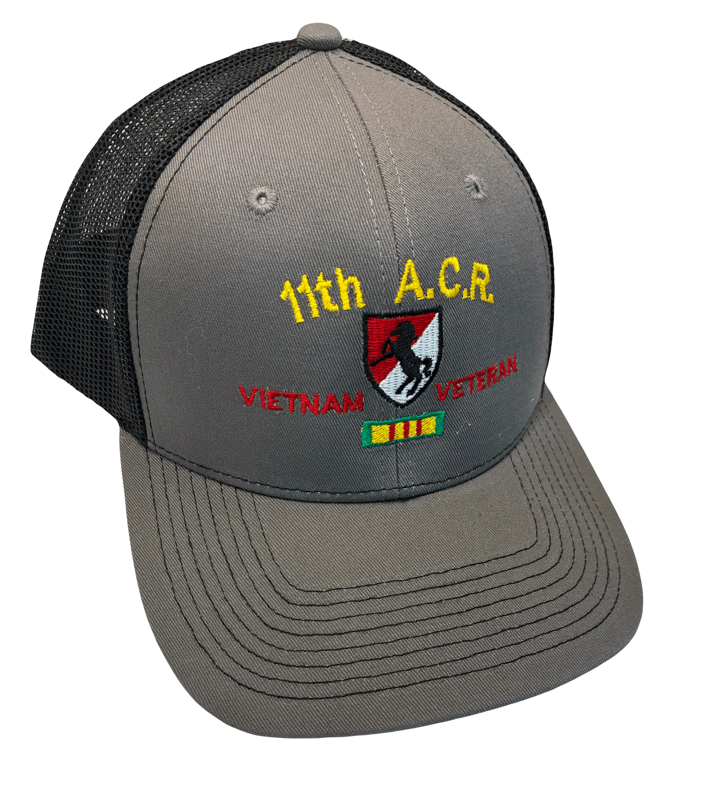 Grey Front Premium Modern Trucker Cap