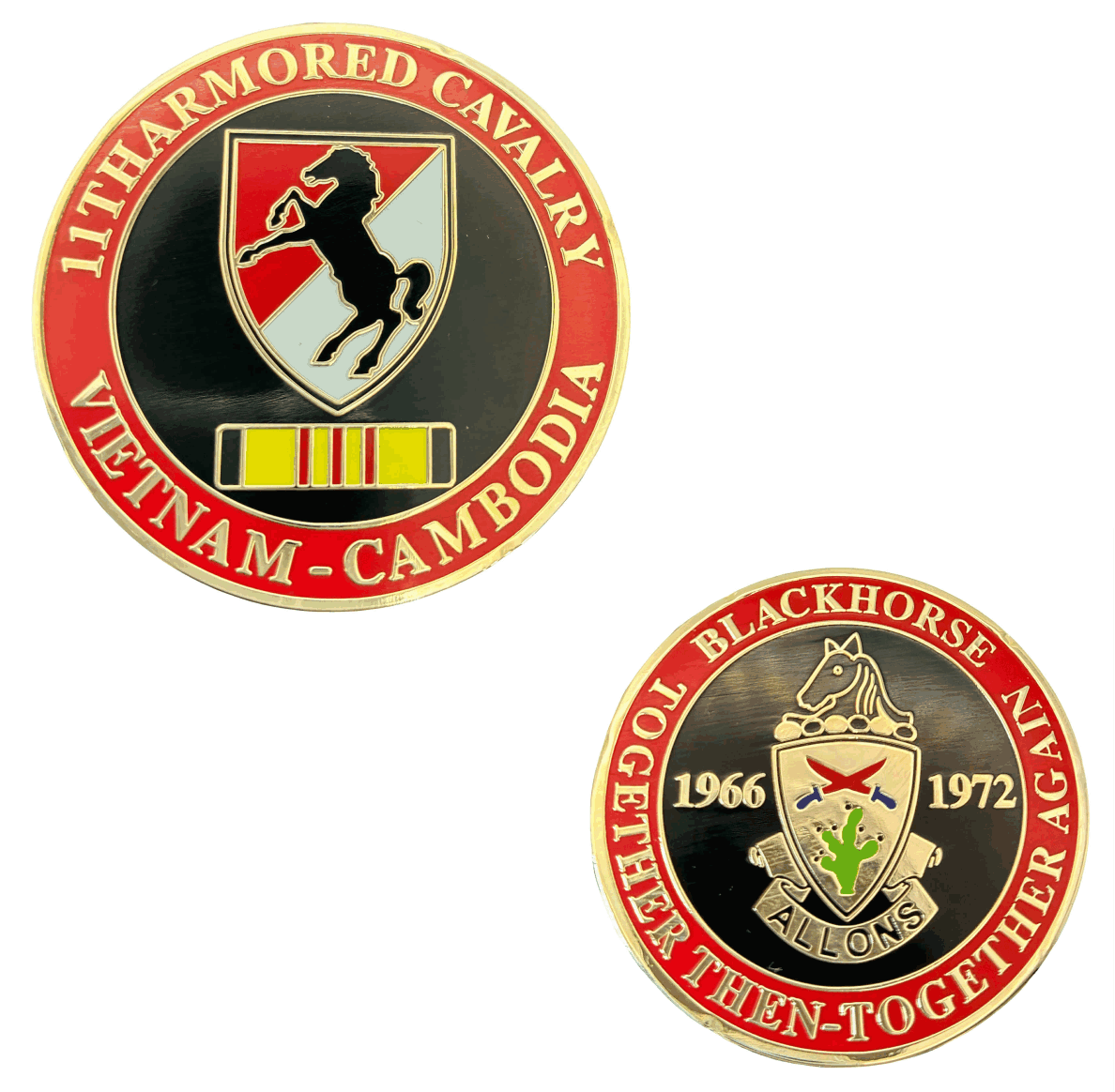 Vintage Blackhorse Vietnam Coin