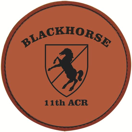 Rawhide Leatherette Coaster