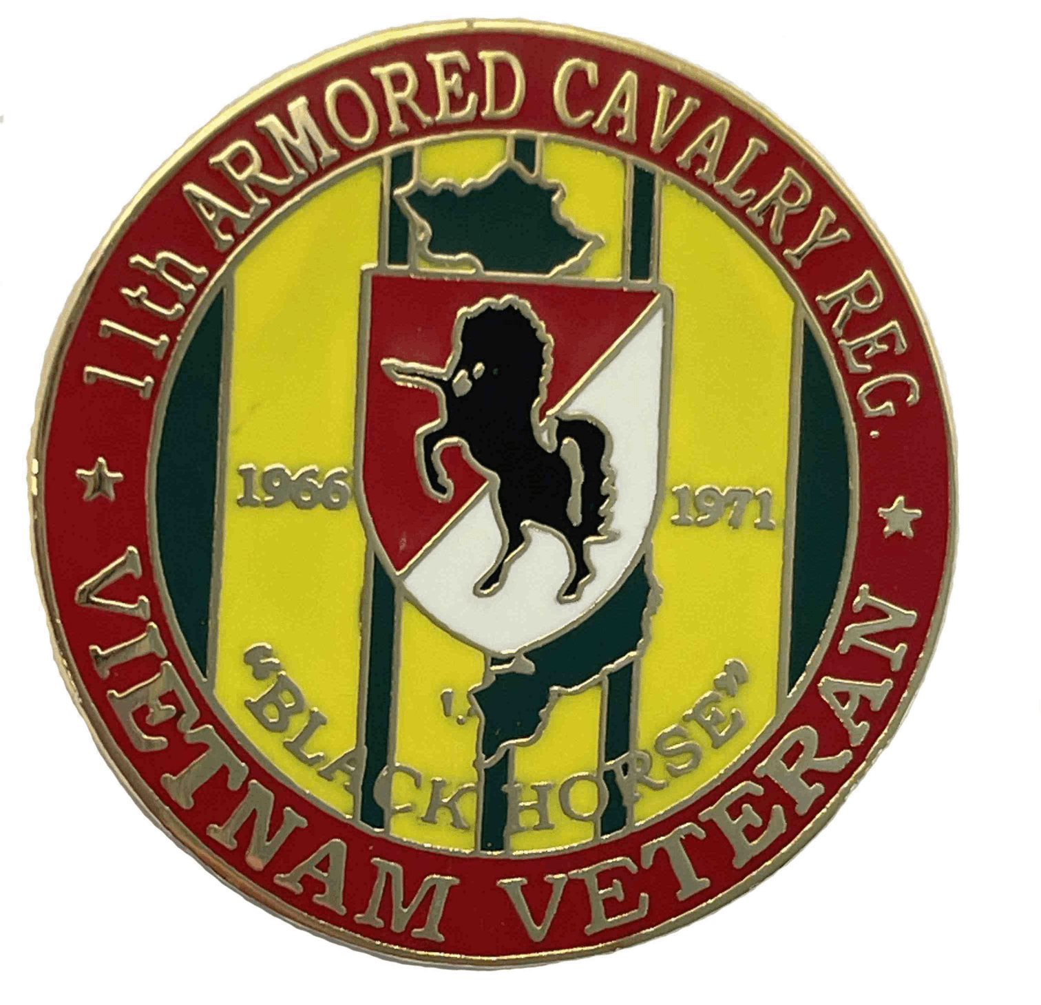 Vietnam Veteran Cavalry Pin