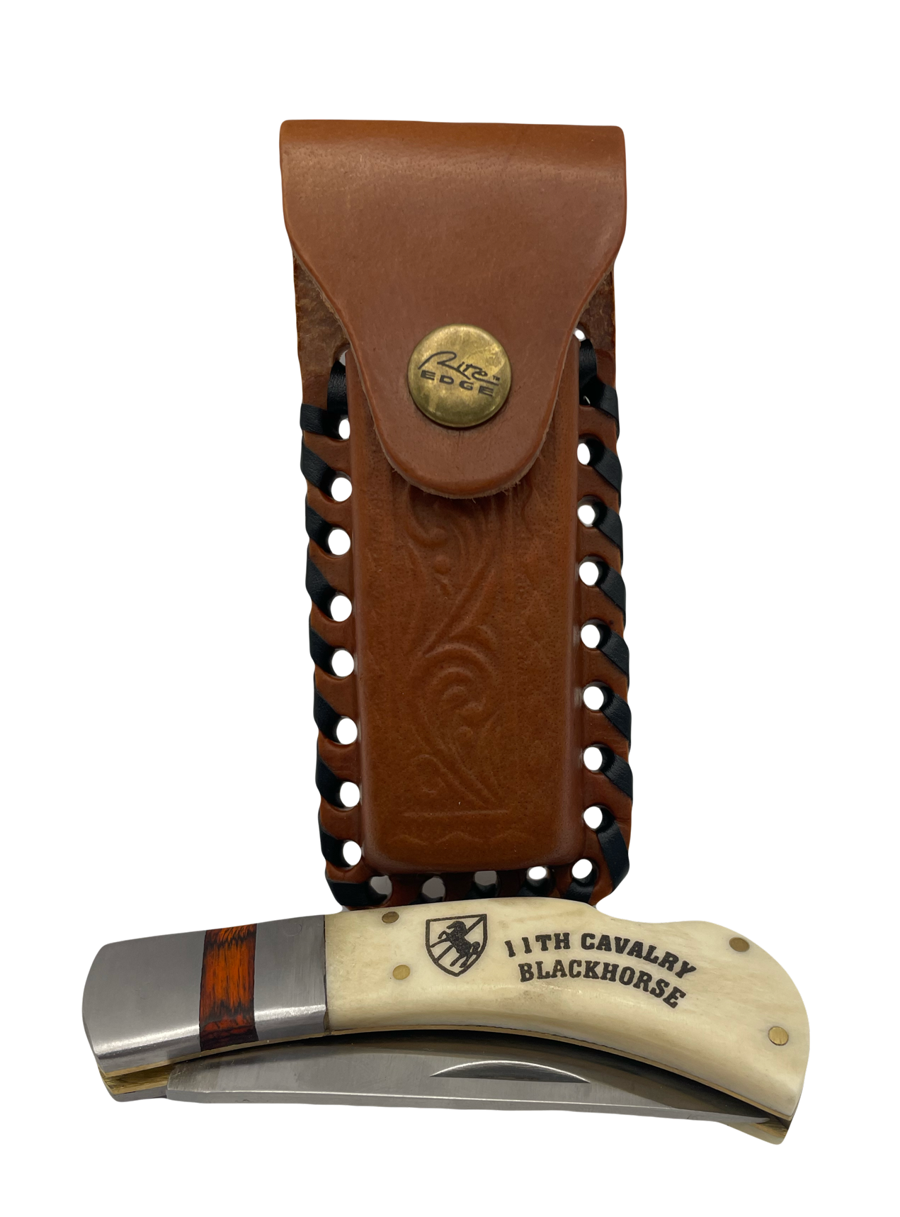 BLACKHORSE BONE LOCKBACK FOLDING KNIFE