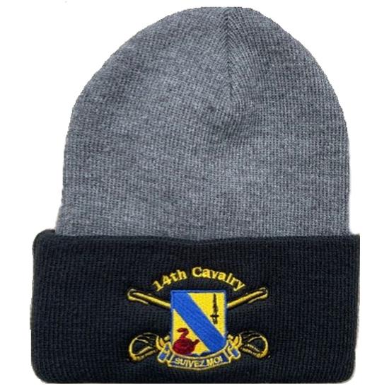 Oxford and Black Knit Cap