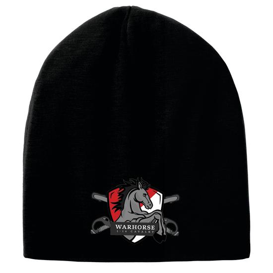 8" Classic Beanie with Warhorse