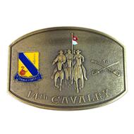 Regimental Gold-Tone Belt Buckle