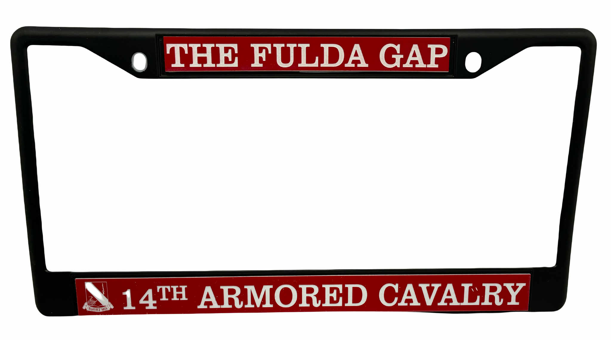 Fulda Gap License Plate Frame