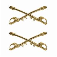 Cavalry Cross Sabers Set - Gold