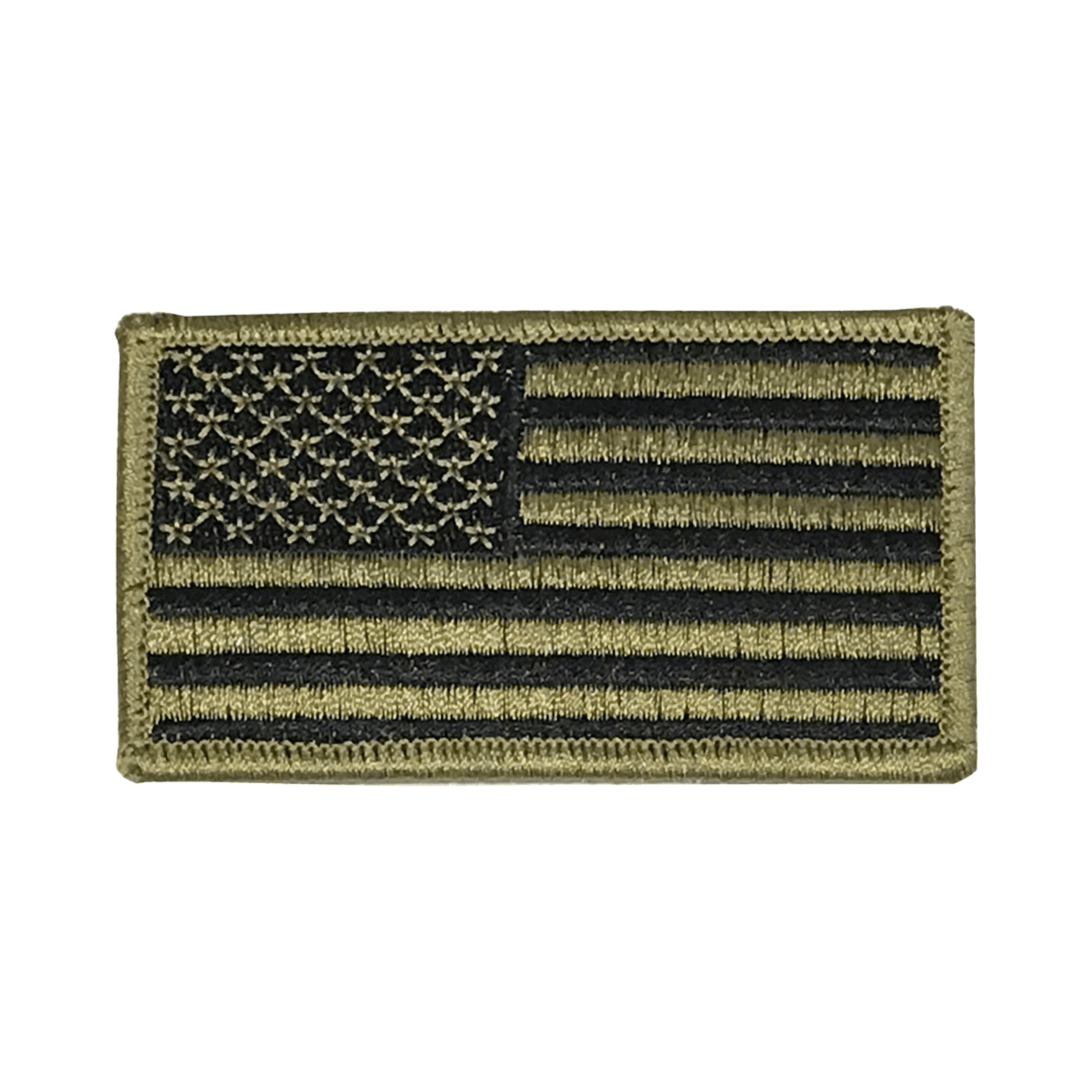 OD Drab Flag Patch with Velcro