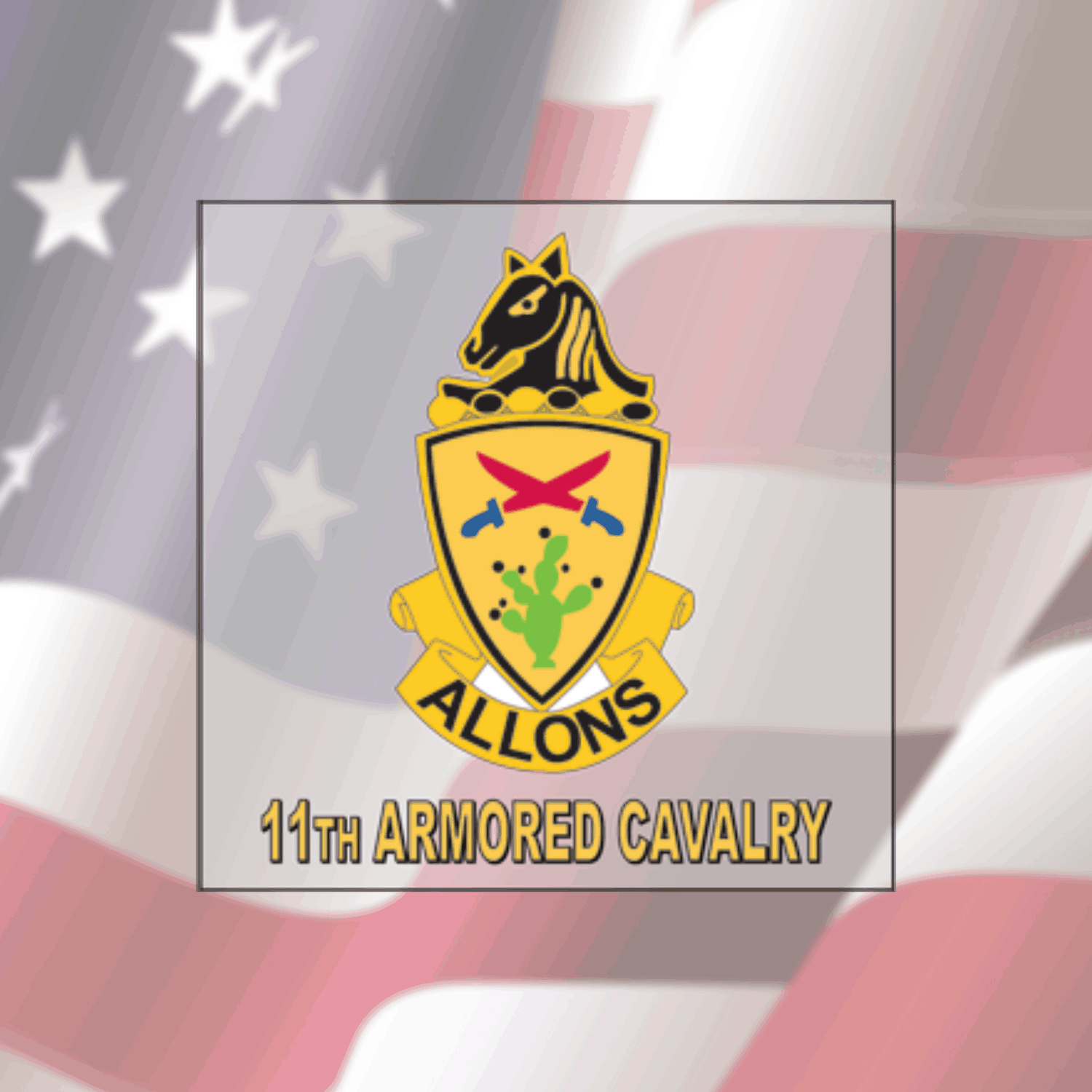 Allons Window Decal