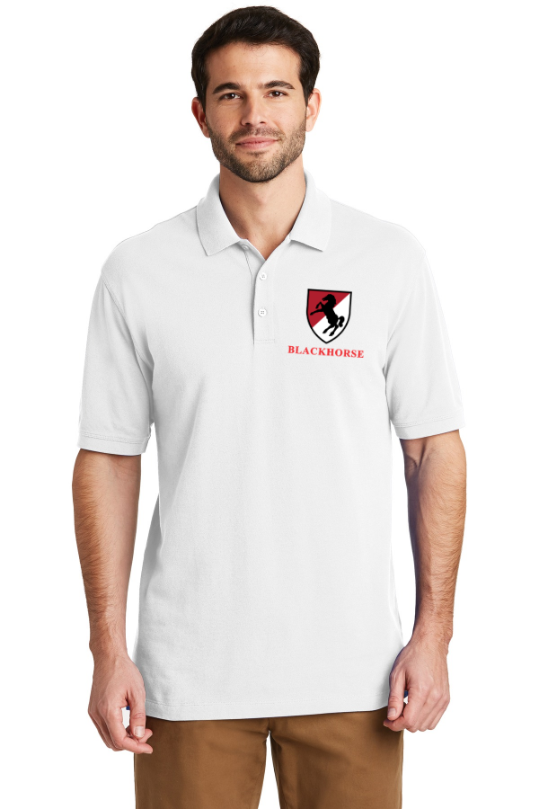 EZ Cotton White Polo