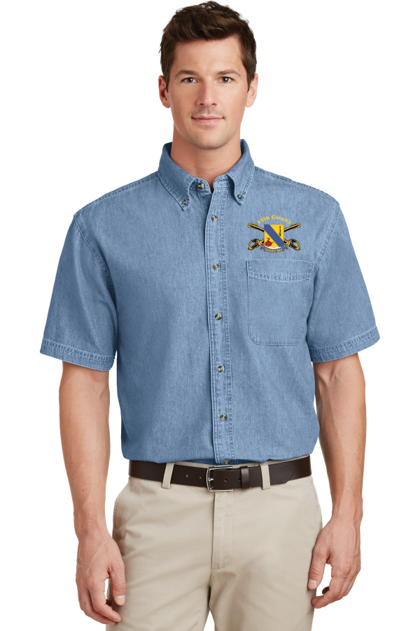 Denim Short Sleeve Shirt