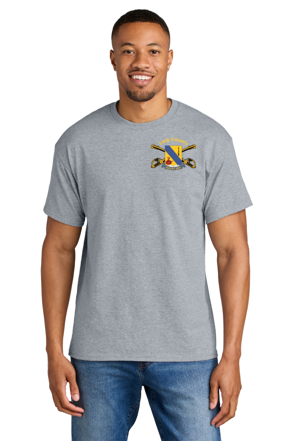 Full Color Unit Crest Tee - Sport Grey