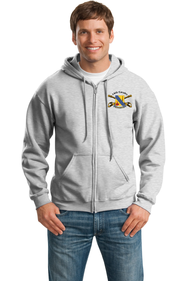Full Zip Sweatshirt - Grey
