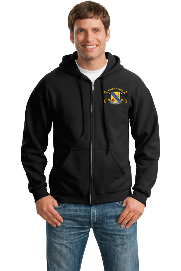 Full Zip Sweatshirt - Black