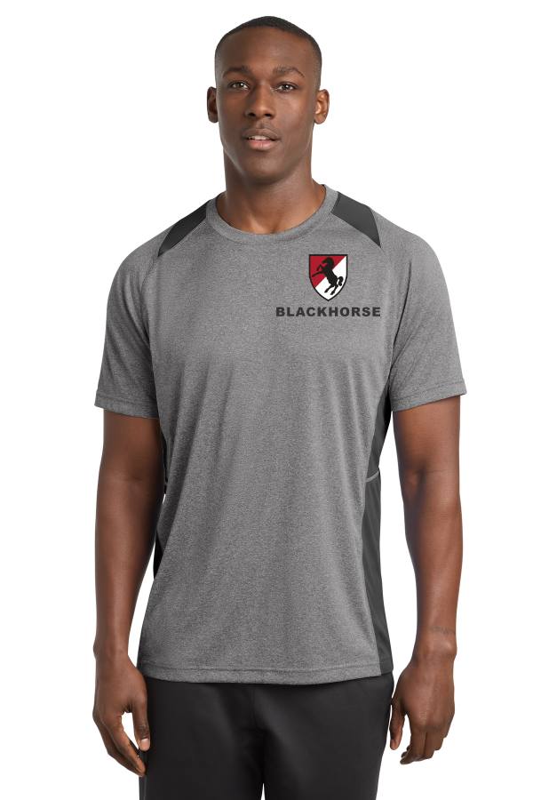 Sport-Tek Heather Colorblock Contender Tee